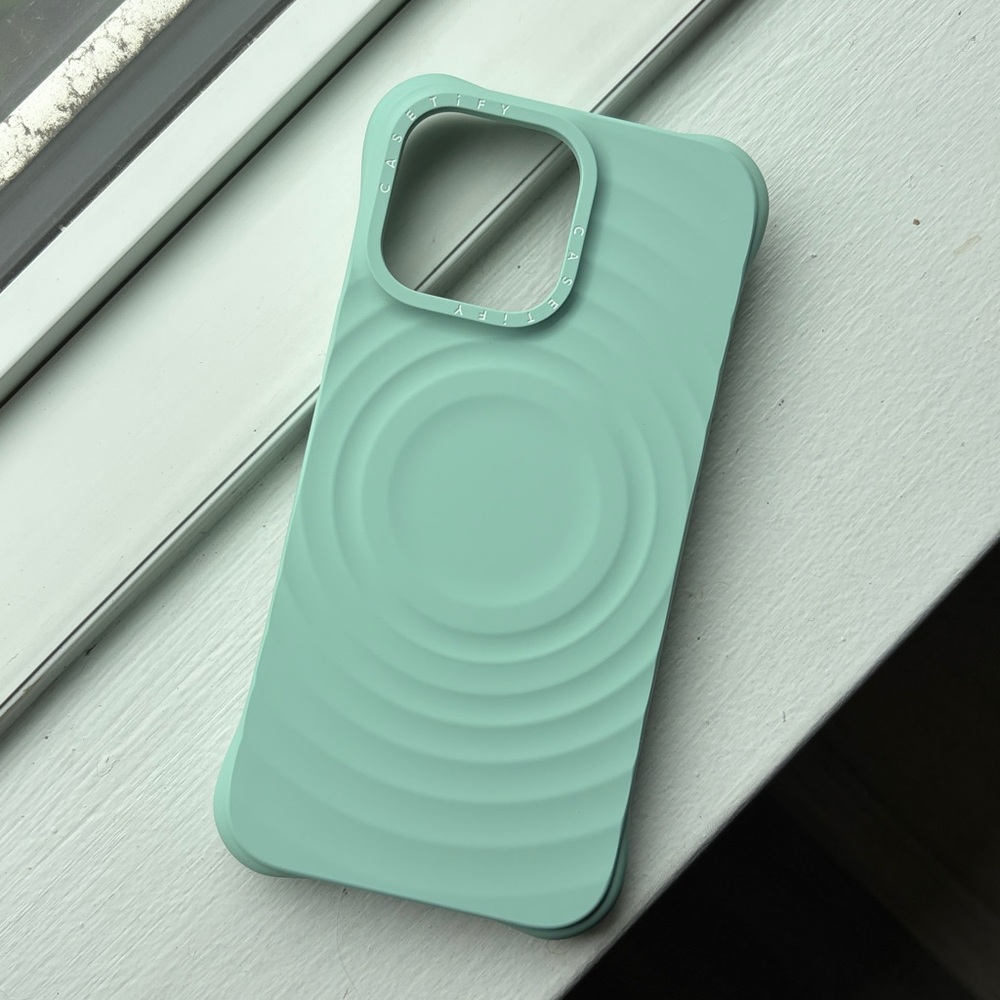 Casetify Ripple case mint green iPhone 16 Pro Max